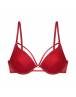 DORINA ADELINA PUSH UP PLUNGE Γυναικείο Σουτιέν Cup B ενισχυμένο με μπανέλα κόκκινο FXPG0023LA165-RD0035