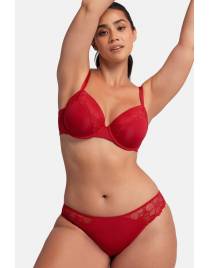 DORINA FLORIE-2TEM ΓΥΝΑΙΚΕΙΟ ΣΟΥΤΙΕΝ Cup D-E ME MΠΑΝΕΛΑ ΚΑΙ ΕΛΑΦΡΑ ΕΝΙΣΧΥΣΗ FXTT0041LA088-2X0404 Red/Beige