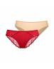 DORINA FLORIE-2TEM ΓΥΝΑΙΚΕΙΟ SLIP FXBF0053LA088-2X0404 Red/Beige