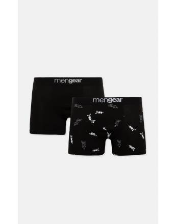 Minerva Striker Mengear Ανδρικό Boxer 2τμχ 96-29467 Μαύρο