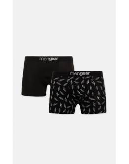 Minerva Thunder Mengear Ανδρικό Boxer 2τμχ 96-29464 Μαύρο