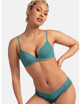 DORINA YAHARA-2TEM ΓΥΝΑΙΚΕΙΟ ΣΟΥΤΙΕΝ 3/4 CUP Β | PUSH UP | ΜΕ ΕΝΙΣΧΥΣΗ ΚΑΙ ΜΠΑΝΕΛΑ FXPG0007LA086-2X0466 VERT/ROSE