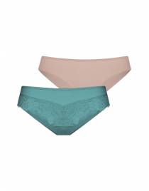 DORINA YAHARA-2TEM. ΓΥΝΑΙΚΕΙΟ ΣΛΙΠ CHEEKY HIPSTER FXCH0027LA086-2X0466 GREEN/PINK