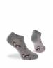 WALK Γυναικείες Βαμβακερές κοφτές κάλτσες με σχέδιο Woody Γκρι W134-15_12