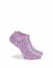 WALK Γυναικείες Κοφτές κάλτσες από bamboo με σχέδιο ftou ftou Λιλά W332-18_30