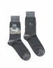 WALK Ανδρικές Κάλτσες από bamboo με σχέδιο sailor Γκρι σκούρο W304-44_10