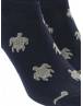 WALK Ανδρικες Κοφτές κάλτσες από bamboo με σχέδιο χελώνες Μπλε σκούρο W324-19_75