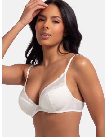 DORINA NORISSA ΣΟΥΤΙΕΝ -2ΤΕΜ. PLUNGE 3/4 CUP C-D ΜΕ ΕΛΑΦΡΑ ΕΝΙΣΧΥΣΗ ΑΦΑΙΡΟΥΜΕΝΗ ΚΑΙ ΜΠΑΝΕΛΑ FXPG0004LA086-2X0463 IVORY/RINK