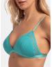 DORINA LAMINA-2TEM BRALETTE FULL CUP | LIGHT PADDED | WIRELESS FXBR0048LA077-2X0431 GREEN/IVORY