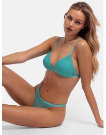 DORINA LAMINA-2TEM BRALETTE FULL CUP | LIGHT PADDED | WIRELESS FXBR0048LA077-2X0431 GREEN/IVORY